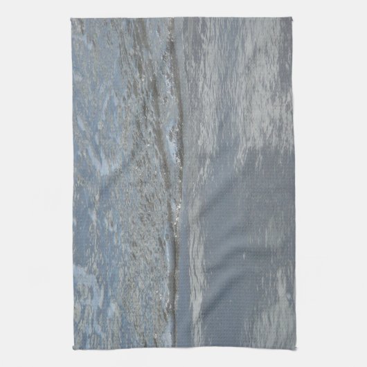 Wateraftappen op Abstracte foto's van de Beach Theedoek (Verticaal)