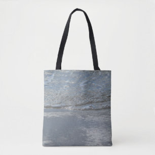 Wateraftappen op Abstracte foto's van de Beach Tote Bag