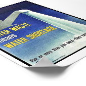 Waterafval: watertekort poster (Hoek)