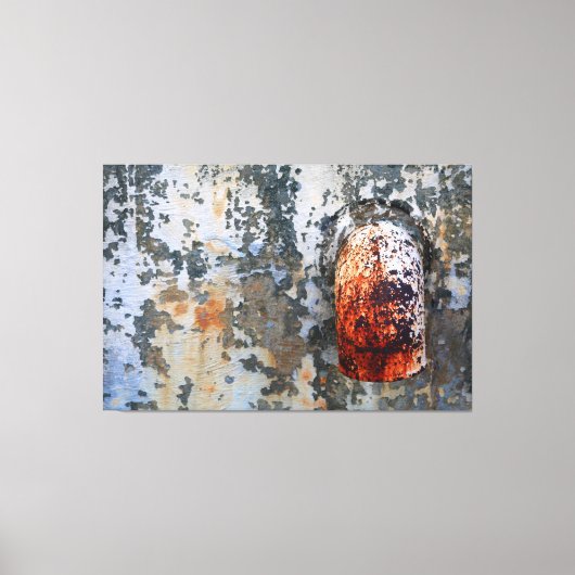 Waterafvoer Stadsafbraak Grote Kunstwerken Canvas Afdruk (Voorkant)