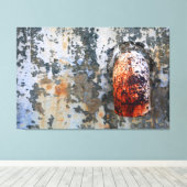 Waterafvoer Stadsafbraak Grote Kunstwerken Canvas Afdruk (Insitu (Houten vloer))