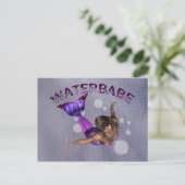 Waterbabe Briefkaart (Staand voorkant)