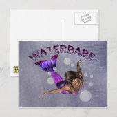 Waterbabe Briefkaart (Voorkant / Achterkant)