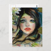 Waterbabe en zwarte briefkaart (Voorkant / Achterkant)