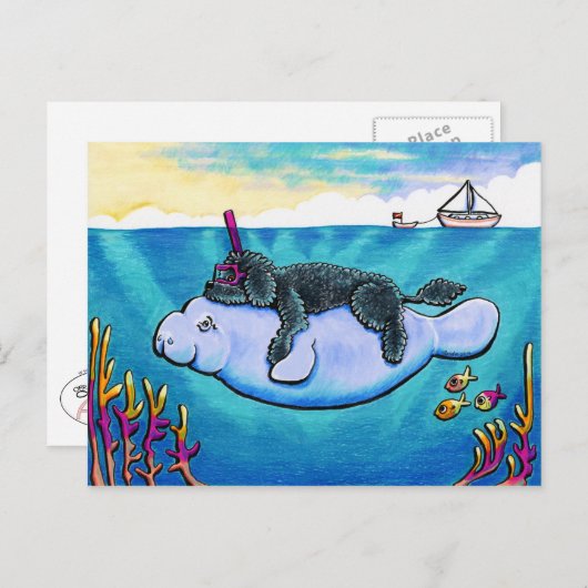 Waterbaby's Briefkaart (Voorkant / Achterkant)