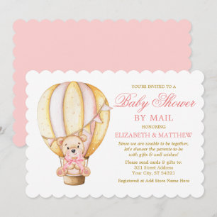 Waterballon Beer Roze Goud Shower per Post Kaart