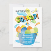 Waterballon Birthday Kaart (Voorkant)