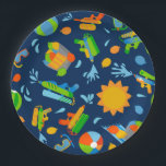 Waterballon Pistolen Pool Party Kids Birthday Papieren Bordje<br><div class="desc">Waterballon Pistolen Battle Pool Party Kinder Summer Birthday Party Paper Borden.</div>