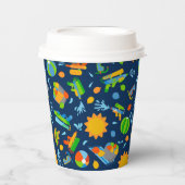 Waterballon Pistool Pool party kinderen Birthday Papieren Bekers (Voorkant)