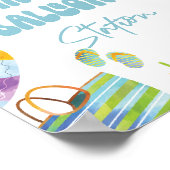 Waterballon station teken poster (Hoek)