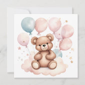 Waterballon Teddybeer Kaart (Voorkant)