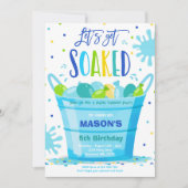 Waterballon van Birthday Party Summer Water ballon Kaart (Voorkant)