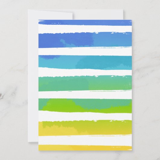 Waterballon van Birthday Party Summer Water ballon Kaart (Achterkant)