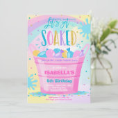 Waterballon Verjaardagsfeestje Zomer Waterballon Kaart (Staand voorkant)