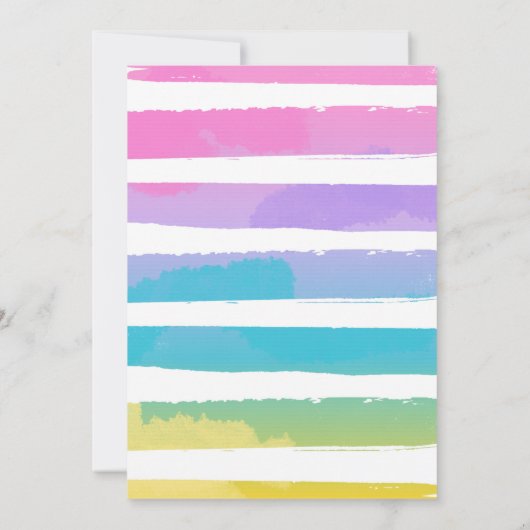 Waterballon Verjaardagsfeestje Zomer Waterballon Kaart (Achterkant)