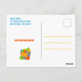 Waterballon Zwembad Feestje Kinderen Verjaardag Briefkaart (Achterkant)