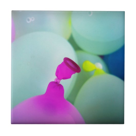Waterballonnen Tegeltje (Voorkant)