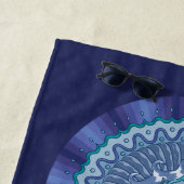 Waterband Mandala Beach Towel Strandlaken (In situ)