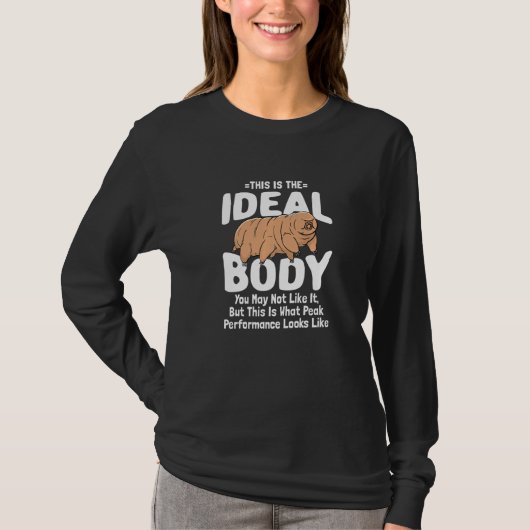Waterbeer Voor Tardigrade   Het Ideale Lichaam T-shirt (Voorkant)
