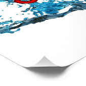 Waterbehoud Glanzend Poster (Hoek)