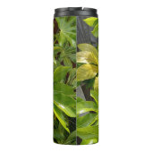 Waterbeker met bladeren thermosbeker (Achterkant)