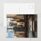 Waterbelasting die door de brug stroomt vóór Chica Briefkaart (Voorkant / Achterkant)