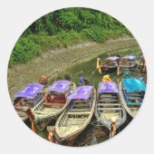 Waterbelasting Ronde Sticker (Voorkant)