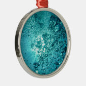 Waterbellen Metalen Ornament (Rechts)