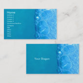 Waterbellen Visitekaartje (Voorkant / Achterkant)