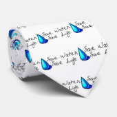 Waterbescherming! Ecologische producten! Stropdas (Opgerold)