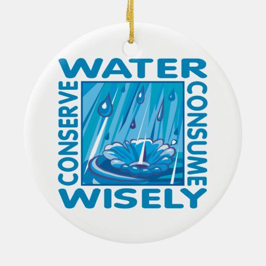 Waterbescherming Keramisch Ornament (Achterkant)