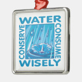 Waterbescherming Metalen Ornament (Links)