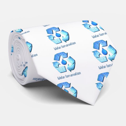 Waterbescherming Necktie Stropdas (Opgerold)