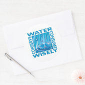 Waterbescherming Ronde Sticker (Envelop)
