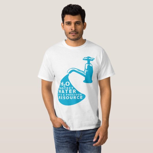 Waterbescherming T-shirt (Voorkant volledig)