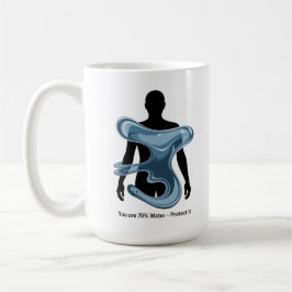 Waterbesparings Eco Bewustzijnsontwerp Koffiemok