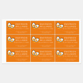 Waterbestendige eierallergie Alert Kindernaam Labels (Vel)