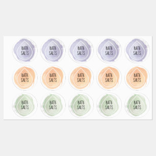 Waterbestendige etiketten met elementaire olieveld labels