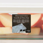 Waterbestendige geitenmelk Zeeplabel Labels (Aangebracht)