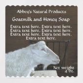 Waterbestendige geitenmelk Zeeplabel Labels (Design 1)