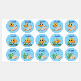Waterbestendige Labels Kleine Vis