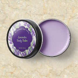 Waterbestendige lavendebloemen Cosmetisch label