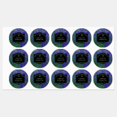 Waterbestendige lavendeklaag en Cosmetische labels (Vel)