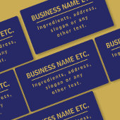 Waterbestendige multifunctionele marine Blue & Gol Labels