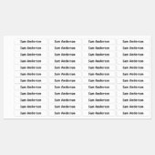 Waterbestendige stickernaamlabels voor terug naar labels (Vel)