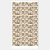 Waterbestendige vintage parelzeep voor folie, zeep labels (Vel)