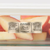 Waterbestendige vintage parelzeep voor folie, zeep labels (Aangebracht)