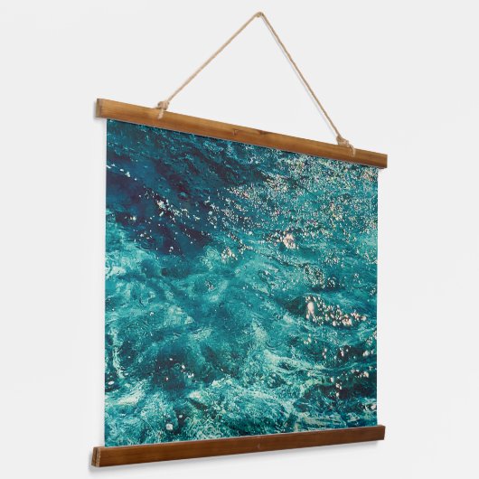 Waterbeweging Tapestry Hangend Wandkleed (Gebogen)