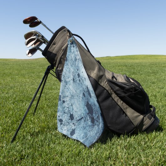 Waterblauw platform golfhanddoek (Groen)
