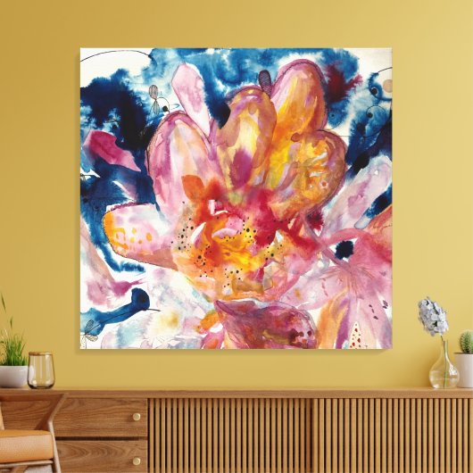 waterbloemcanvas afdrukken (Insitu (Woonkamer))